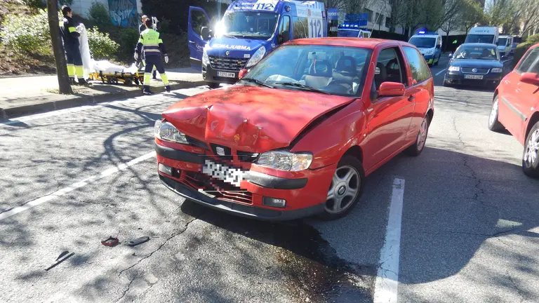 Accidente en Pamplona