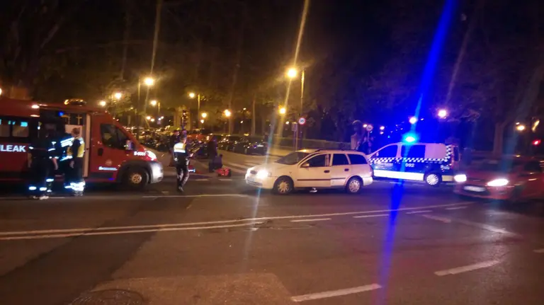 Lugar donde tuvo lugar el atropello a la joven de 16 años.