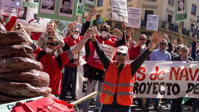 Concentración contra el anteproyecto de ley de policías de Navarra elaborado por el Gobierno (52). IÑIGO ALZUGARAY
