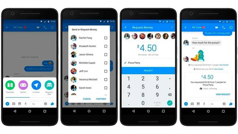 Imagen de la nueva aplicación de Facebook Messenger. FACEBOOK