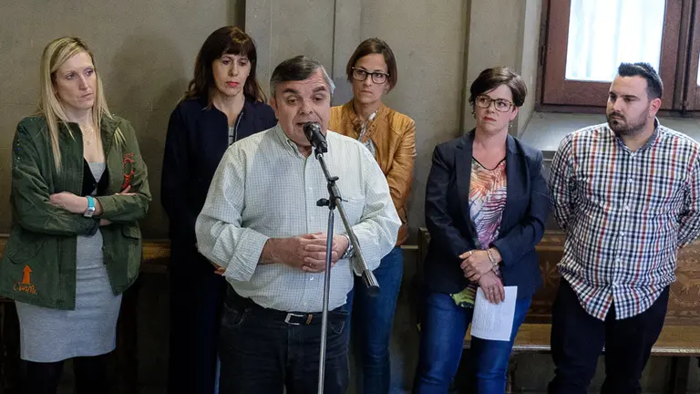 El PSN de Pamplona celebrará una ofrenda floral en homenaje a las personas muertas y represaliadas por ser leales a la legalidad republicana (03). IÑIGO ALZUGARAY