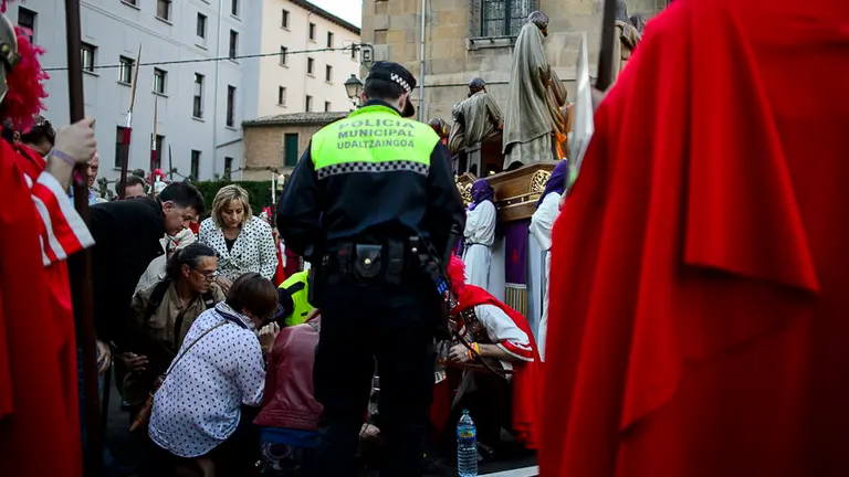 Procesión de Jueves Santo 2017 en Pamplona. PABLO LASAOSA 13
