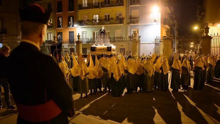 Traslado de _La Dolorosa_ desde la Catedral hasta San Lorenzo. PABLO LASAOSA 02