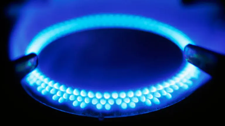 Un fuego de gas natural. ARCHIVO