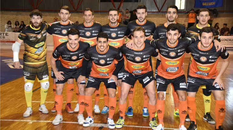 Plantilla del Aspil Vidal de fútbol sala.