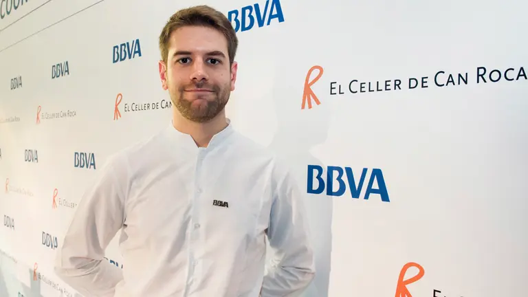 El pamplonés Pablo Pizarro Piñón, candidato a una beca en el restaurante Celler Can Roca.