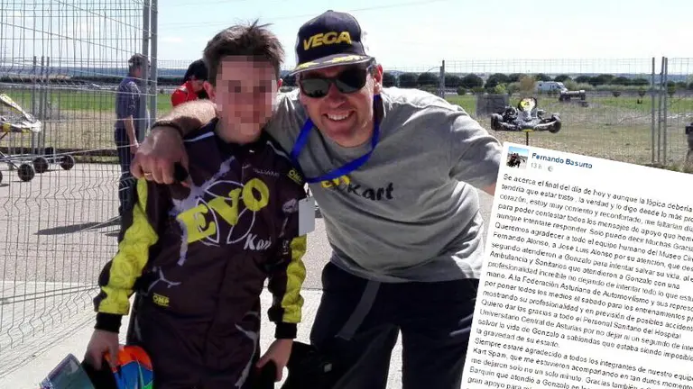 La emotiva carta de agradecimiento del padre del pequeño fallecido en el circuito de carreras