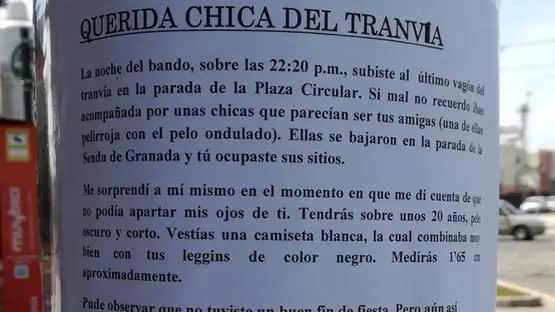 La carta del joven de Murcia