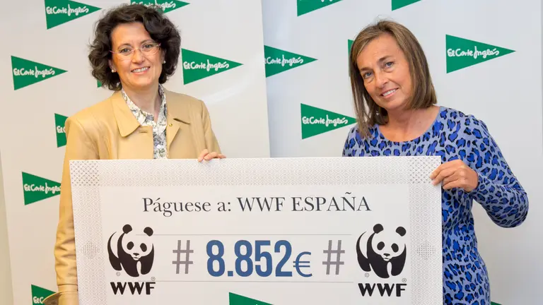 Ester Uriol (El Corte Ingles) y Clorinda Maldonado (WWF)