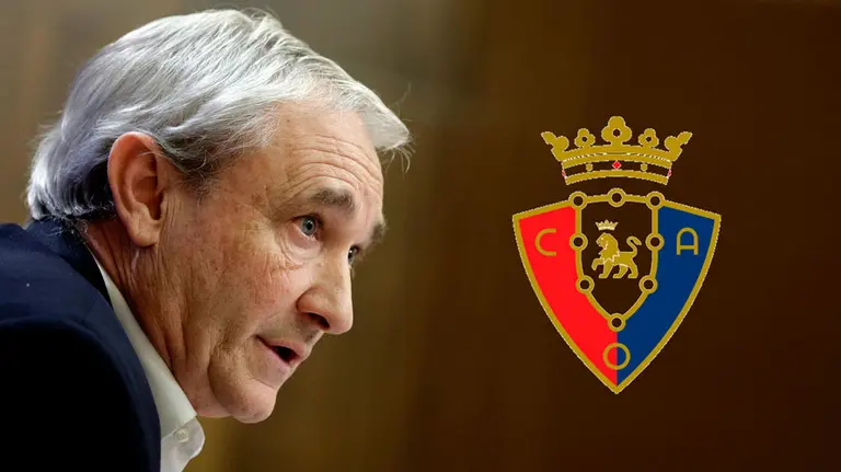 El consejero de Hacienda Aranburu durante una rueda de prensa.