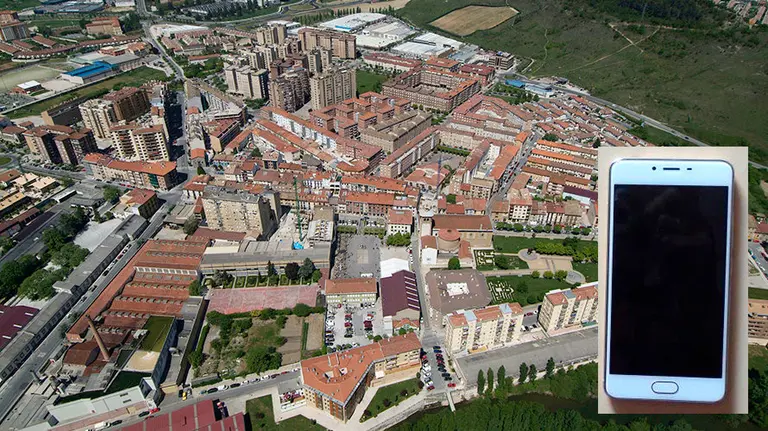 El móvil robado al menor de edad en Villava