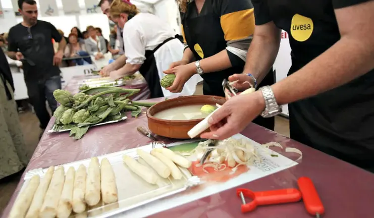 Fiesta de la Verdura en Tudela. Archivo.