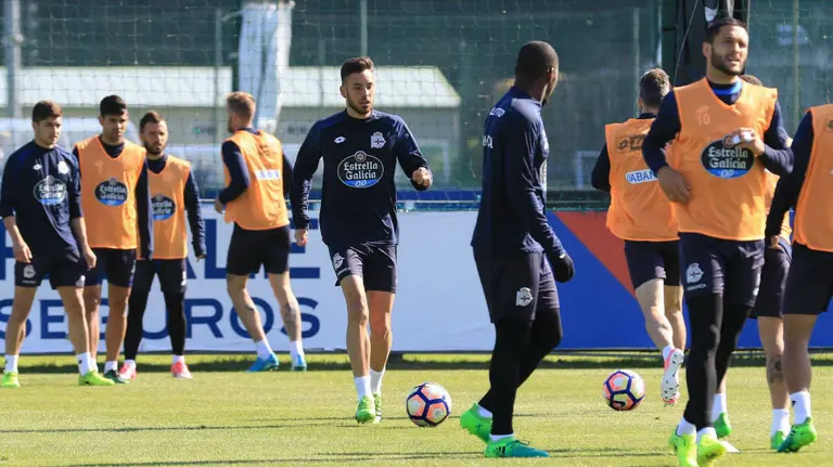 Entrenamiento del equipo gallego. Foto web Deportivo.