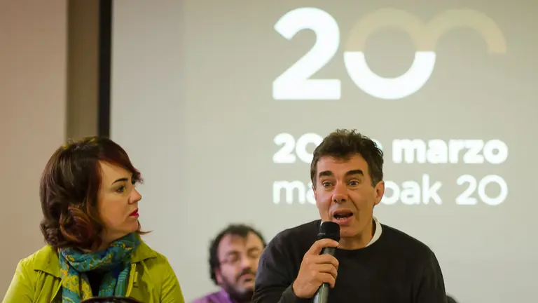 Eduardo Santos lidera una candidatura para dirigir Podemos Navarra, con Ainhoa Aznárez y el concejal de Tudela Daniel López como portavoces. CEDIDA