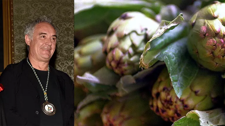 Ferrán Adrià, tras ser nombrado embajador de la verdura de Tudela este fin de semana
