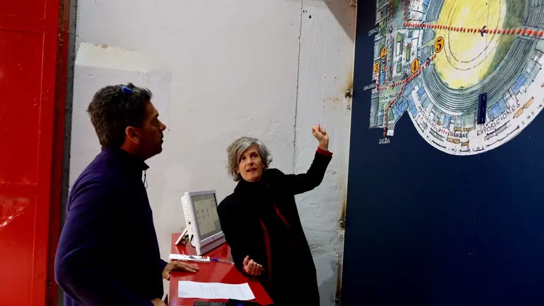 La Casa de Misericordia inaugura las visitas al nuevo museo de la Plaza de Toros de Pamplona. ÍÑIGO ALZUGARAY (2)