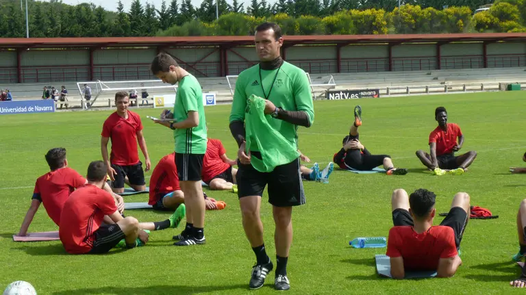 José Manuel Mateo en Tajonar.