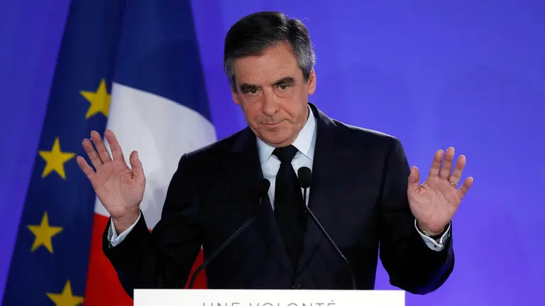 Fillon quedó tercero con un 20% del voto.