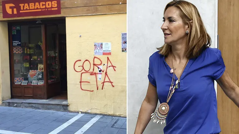 Ana Beltrán, del PPN, ha criticado actividades y consignas proetarras realizadas en el Casco Antiguo de Pamplona
