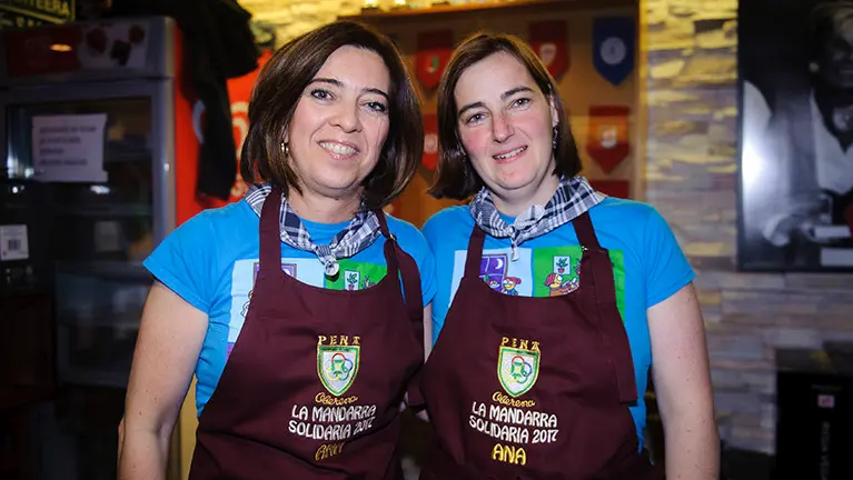 Día del socio en la Peña Oberena con la entrega de La Mandarra Solidaria que este año se entrega a la Asociación Navarra de Autismo. MIGUEL OSÉS_4 (1)