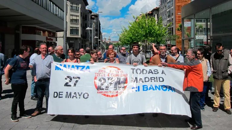 Concentración en Pamplona contra la corrupción. EP