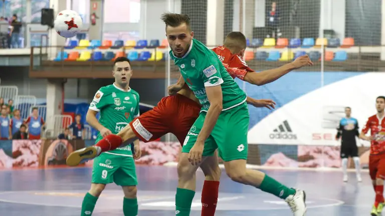 Rafa Usín en la final ante El Pozo Murcia. Twitter.