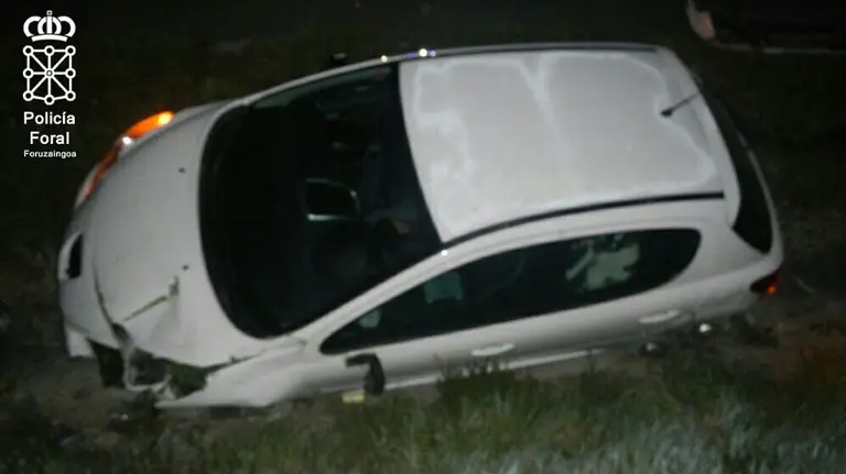 Accidente en Egüés