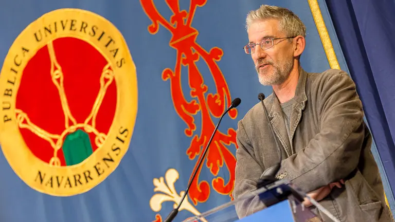 El fundador de la ONG británica Reprieve, Clive Stafford Smith, recoge el Premio Internacional Jaime Brunet a los Derechos Humanos (29). IÑIGO ALZUGARAY