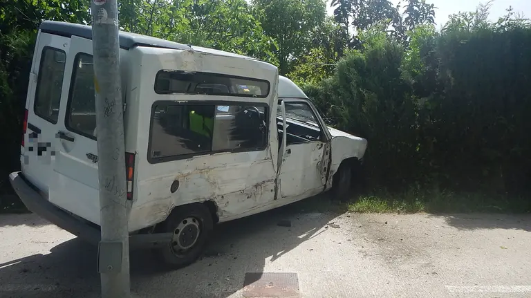 Accidente en Pamplona