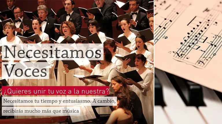 El Orfeón Pamplonés busca nuevas voces para sus conciertos.