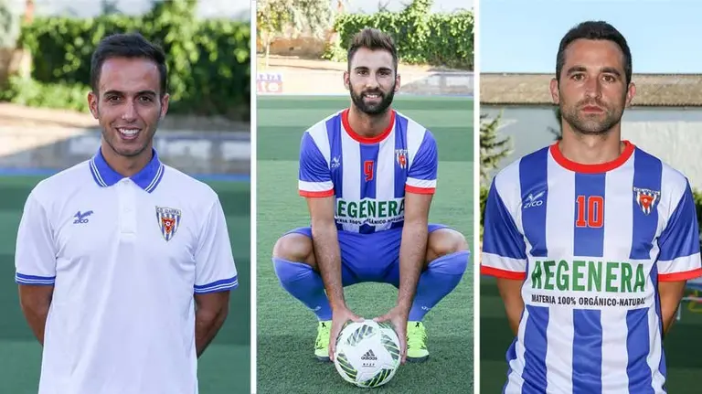 Borja Jiménez, Pito Camacho y Sergio Galán.