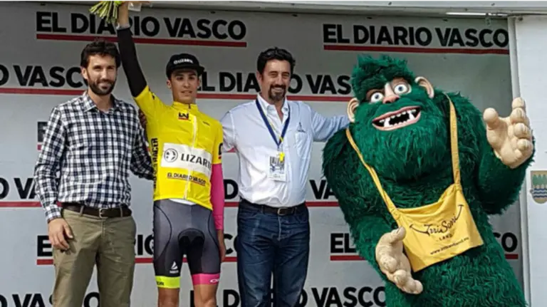 Podium de la carrera.