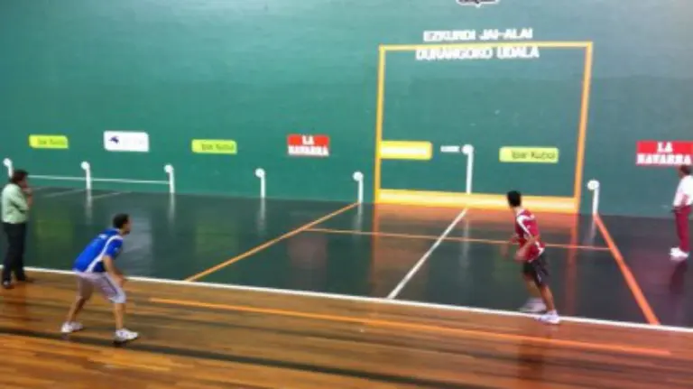 Partido de frontball en Durango.
