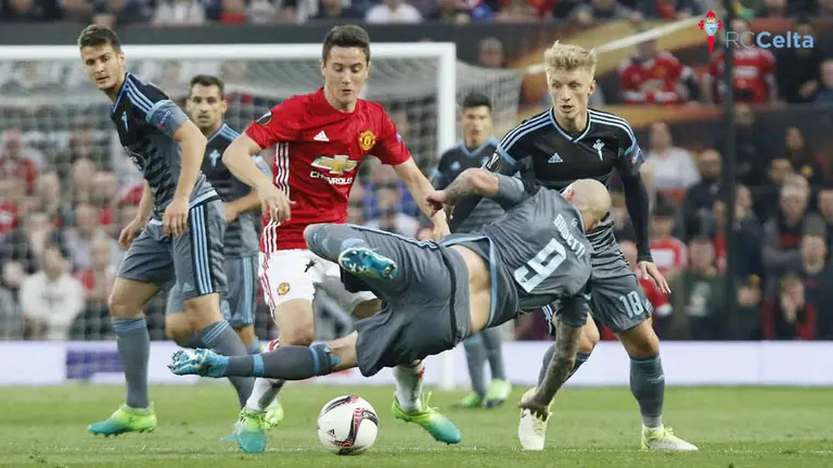 Partido Manchester United - Celta. Twitter RC Celta.