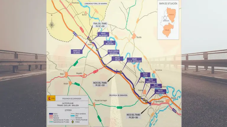 Foto portada infraestructura nueva que unirá Navarra y Aragón.
