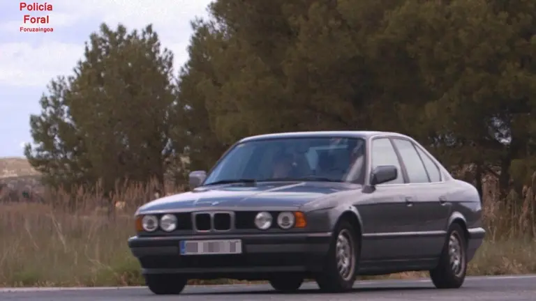 Un coche interceptado por el radar en Cadreita a 181 kilómetros por hora POLICÍA FORAL