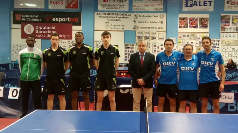 Partido entre Oberena y Jerez en Calella.