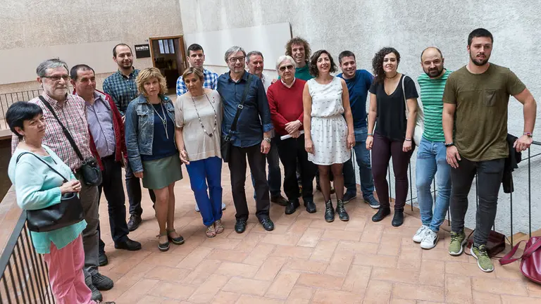 Diferentes organizaciones políticas y sociales informan sobre la concentración contra la corrupción prevista para el día 20 de mayo (16). IÑIGO ALZUGARAY