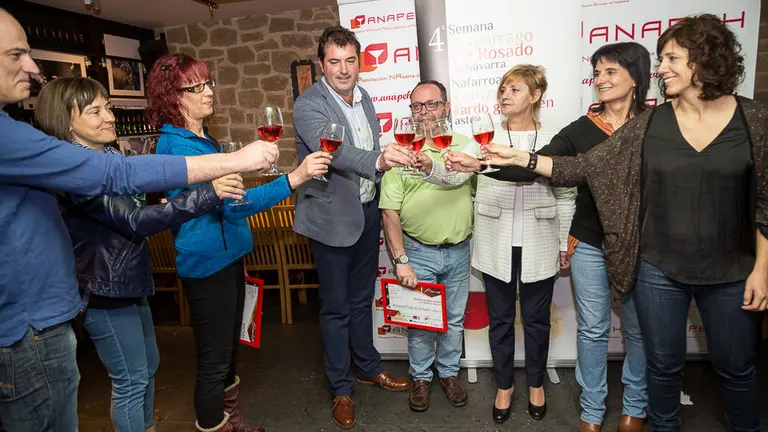 ANAPEH entrega los premios de la Cuarta Semana del Espárrago y el Rosado de la D.O. Navarra (17). IÑIGO ALZUGARAY