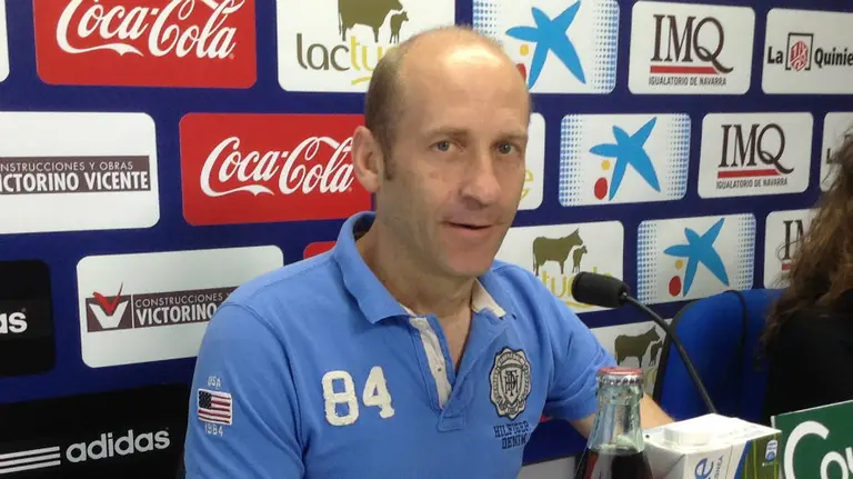 José Manuel Martínez en rueda de prensa.