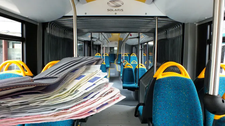 Perdida una cartera con 600 euros en una villavesa