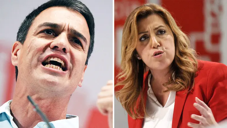 Imagen de Pedro Sánchez y Susana Díaz NAVARRACOM