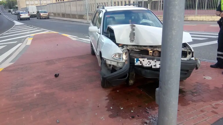 Accidente en Pamplona