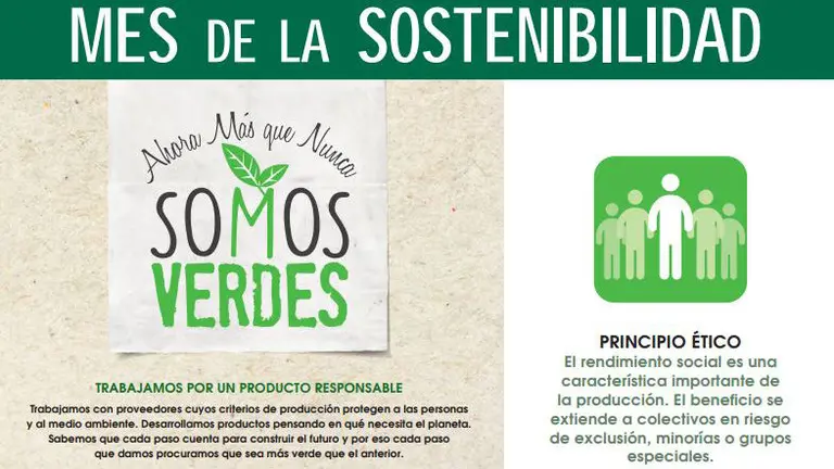 Mes de la sostenibilidad en El Corte Inglés