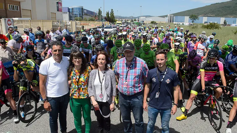 Inicio de la Vuelta Ciclista a Navarra. PABLO LASAOSA 15