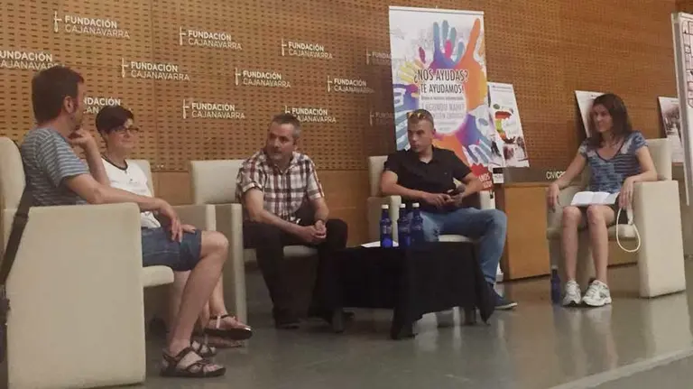 Participantes en lapresentación del nuevo vídeo de A