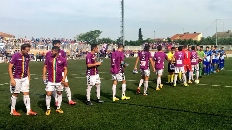 Partido Cirbonero - Guadalajara en Cintruénigo. Twitter Guadalajara.