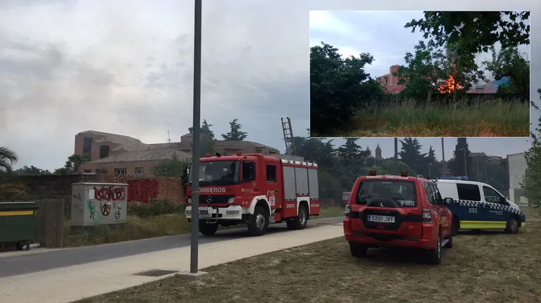 Incendio en la Vuelta de Aranzadi 2