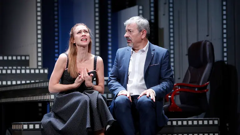 Carlos Sobera, en la promoción de una de sus obras de teatro. ARCHIVO