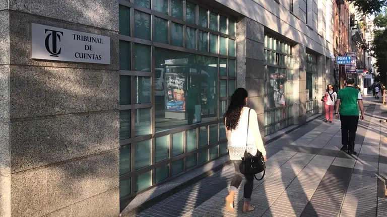 El Tribunal de Cuentas, en Madrid, donde se celebra este miércoles 31 de mayo el juicio a Uxue Barkos 5